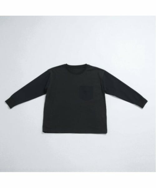 and D.petitmain / アンドディー. プティマイン Tシャツ | 袖ポケット布帛ワイドロンT | 詳細5