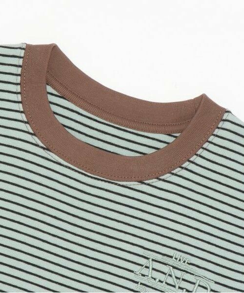 and D.petitmain / アンドディー. プティマイン Tシャツ | 【リンク】ミジンボーダー袖リブワイドロンT | 詳細18