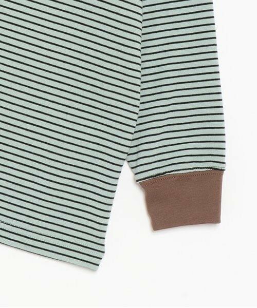 and D.petitmain / アンドディー. プティマイン Tシャツ | 【リンク】ミジンボーダー袖リブワイドロンT | 詳細19