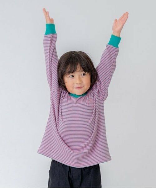 and D.petitmain / アンドディー. プティマイン Tシャツ | 【リンク】ミジンボーダー袖リブワイドロンT | 詳細23