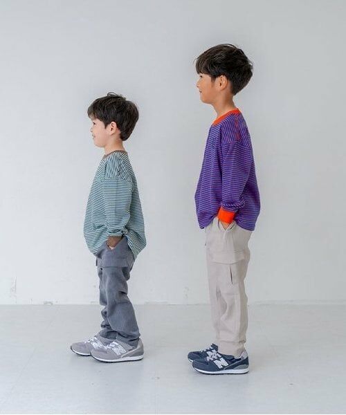 and D.petitmain / アンドディー. プティマイン Tシャツ | 【リンク】ミジンボーダー袖リブワイドロンT | 詳細29