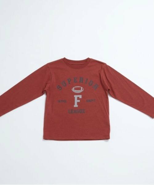 and D.petitmain / アンドディー. プティマイン Tシャツ | 【365D.】アソートグラフィックプリントロンT(赤)