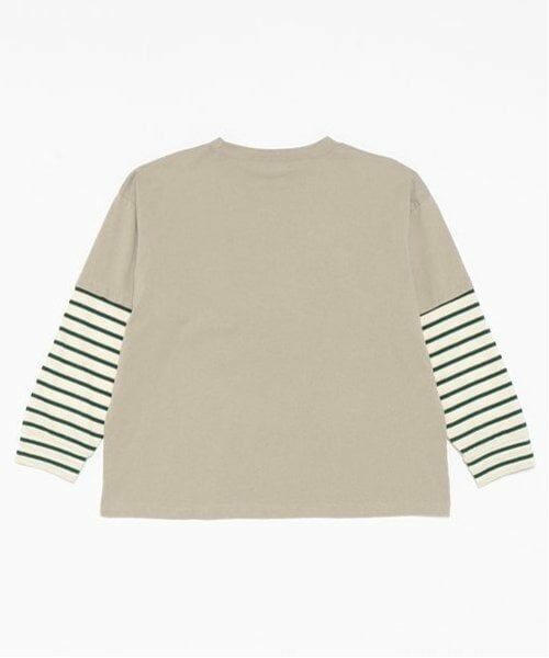 and D.petitmain / アンドディー. プティマイン Tシャツ | 袖レイヤードポケットワイドロンT | 詳細18