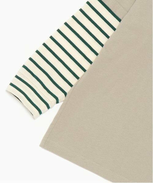 and D.petitmain / アンドディー. プティマイン Tシャツ | 袖レイヤードポケットワイドロンT | 詳細21