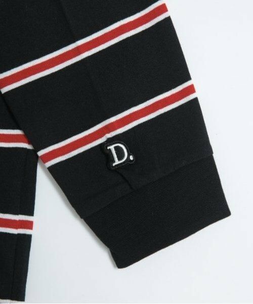 and D.petitmain / アンドディー. プティマイン Tシャツ | マルチボーダー袖リブビッグロンT | 詳細18