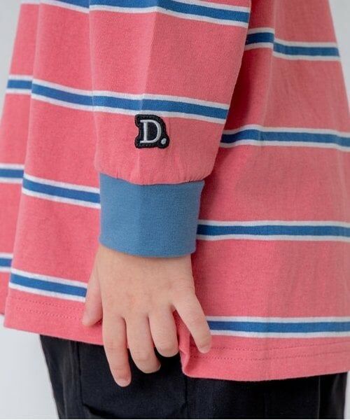 and D.petitmain / アンドディー. プティマイン Tシャツ | マルチボーダー袖リブビッグロンT | 詳細7