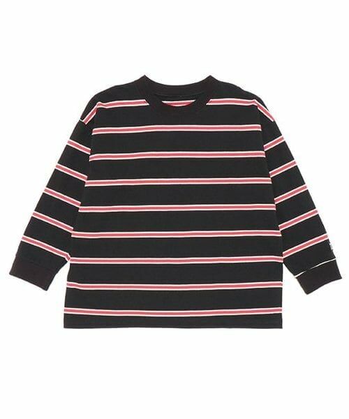 and D.petitmain / アンドディー. プティマイン Tシャツ | マルチボーダー袖リブビッグロンT | 詳細21