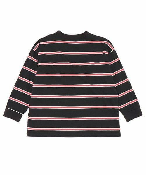 and D.petitmain / アンドディー. プティマイン Tシャツ | マルチボーダー袖リブビッグロンT | 詳細22