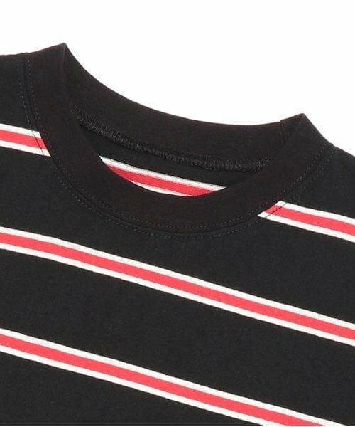 and D.petitmain / アンドディー. プティマイン Tシャツ | マルチボーダー袖リブビッグロンT | 詳細23