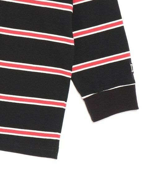 and D.petitmain / アンドディー. プティマイン Tシャツ | マルチボーダー袖リブビッグロンT | 詳細24