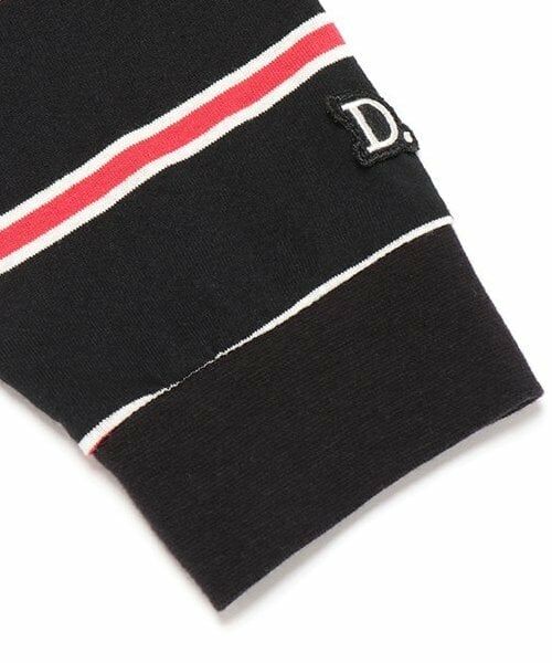 and D.petitmain / アンドディー. プティマイン Tシャツ | マルチボーダー袖リブビッグロンT | 詳細25