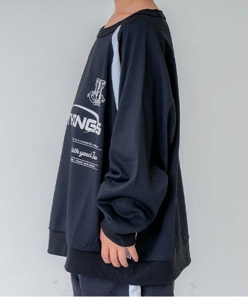 and D.petitmain / アンドディー. プティマイン Tシャツ | 【セットアップ対応可】ゲームプリントビッグロンT | 詳細10