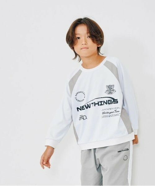 and D.petitmain / アンドディー. プティマイン Tシャツ | 【セットアップ対応可】ゲームプリントビッグロンT（白）