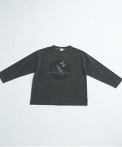 and D.petitmain / アンドディー. プティマイン Tシャツ | スペースプリントピグメントワイドロンT