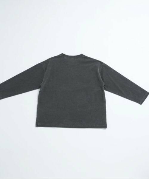 and D.petitmain / アンドディー. プティマイン Tシャツ | スペースプリントピグメントワイドロンT | 詳細3