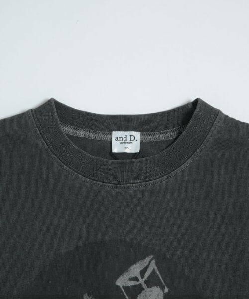 and D.petitmain / アンドディー. プティマイン Tシャツ | スペースプリントピグメントワイドロンT | 詳細4