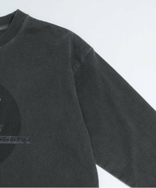 and D.petitmain / アンドディー. プティマイン Tシャツ | スペースプリントピグメントワイドロンT | 詳細5