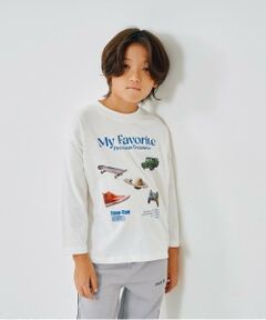 and D.petitmain / アンドディー. プティマイン Tシャツ | マイフェイバリット転写プリントワイドロンT