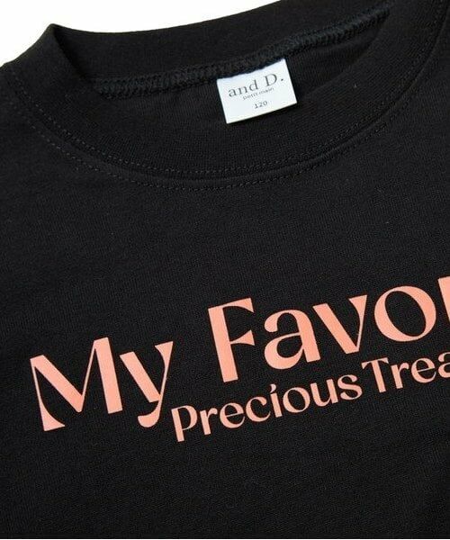 and D.petitmain / アンドディー. プティマイン Tシャツ | マイフェイバリット転写プリントワイドロンT | 詳細11