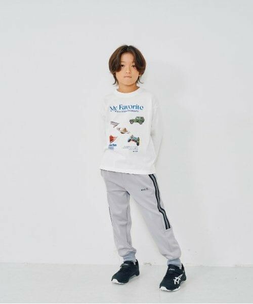 and D.petitmain / アンドディー. プティマイン Tシャツ | マイフェイバリット転写プリントワイドロンT | 詳細2