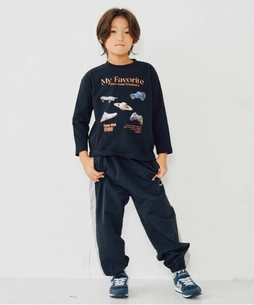 and D.petitmain / アンドディー. プティマイン Tシャツ | マイフェイバリット転写プリントワイドロンT | 詳細6