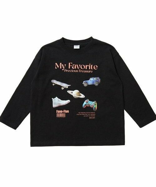 and D.petitmain / アンドディー. プティマイン Tシャツ | マイフェイバリット転写プリントワイドロンT | 詳細9