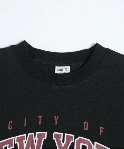 and D.petitmain / アンドディー. プティマイン Tシャツ | 【リンク】スポーツロゴプリントビッグT | 詳細13