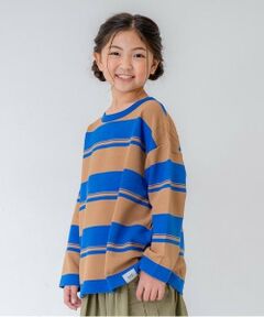 and D.petitmain / アンドディー. プティマイン Tシャツ | 【親子リンク】KidsボーダービッグロンT