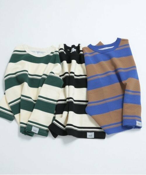 and D.petitmain / アンドディー. プティマイン Tシャツ | 【親子リンク】KidsボーダービッグロンT | 詳細15