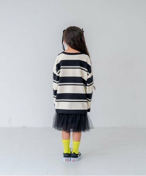 and D.petitmain / アンドディー. プティマイン Tシャツ | 【親子リンク】KidsボーダービッグロンT | 詳細8