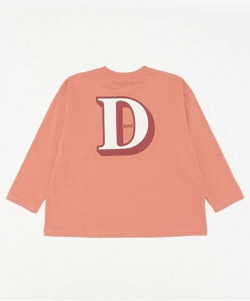 and D.petitmain / アンドディー. プティマイン Tシャツ | 【親子リンク】KidsD.ロゴビッグロンT | 詳細11