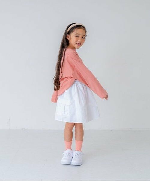 and D.petitmain / アンドディー. プティマイン Tシャツ | 【親子リンク】KidsD.ロゴビッグロンT | 詳細5