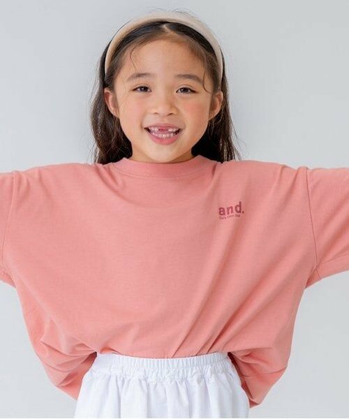 and D.petitmain / アンドディー. プティマイン Tシャツ | 【親子リンク】KidsD.ロゴビッグロンT | 詳細6
