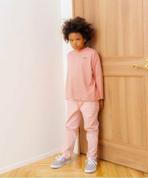 and D.petitmain / アンドディー. プティマイン Tシャツ | 【親子リンク】KidsD.ロゴビッグロンT | 詳細7