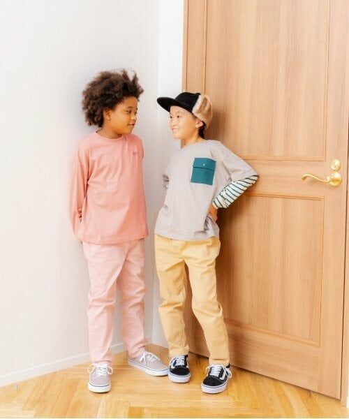 and D.petitmain / アンドディー. プティマイン Tシャツ | 【親子リンク】KidsD.ロゴビッグロンT | 詳細8