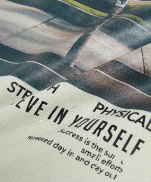 and D.petitmain / アンドディー. プティマイン Tシャツ | フォトプリントワイドロンT | 詳細27