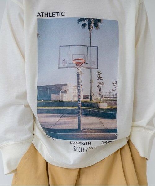 and D.petitmain / アンドディー. プティマイン Tシャツ | フォトプリントワイドロンT | 詳細7