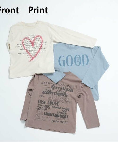 and D.petitmain / アンドディー. プティマイン Tシャツ | 【365D.】アソートロゴプリントロンT | 詳細1