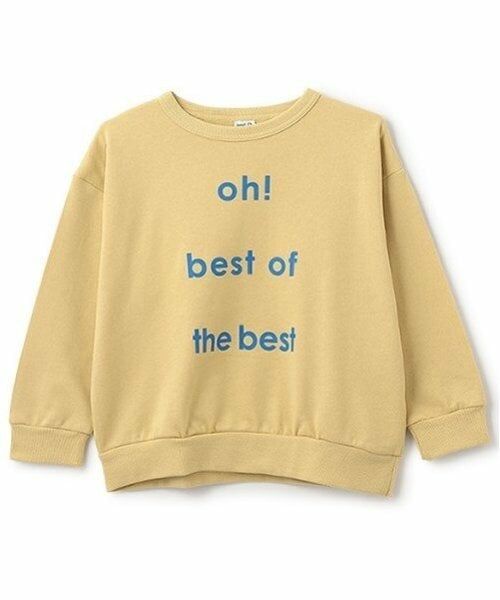 and D.petitmain / アンドディー. プティマイン スウェット | アソートロゴプリントワイドスウェット（黄）