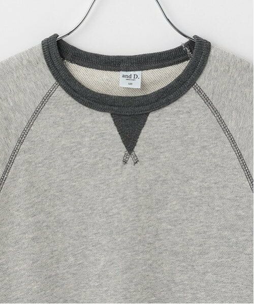 and D.petitmain / アンドディー. プティマイン スウェット | 配色ガゼットワイドスウェット | 詳細10