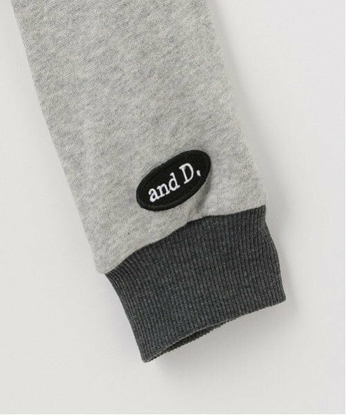 and D.petitmain / アンドディー. プティマイン スウェット | 配色ガゼットワイドスウェット | 詳細11