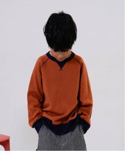 and D.petitmain / アンドディー. プティマイン スウェット | 配色ガゼットワイドスウェット | 詳細2