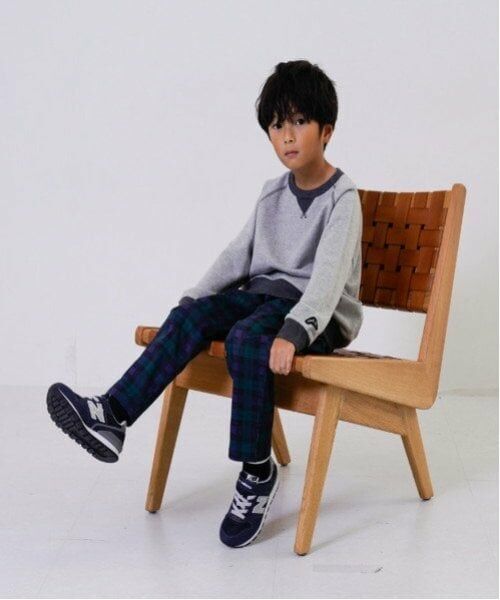 and D.petitmain / アンドディー. プティマイン スウェット | 配色ガゼットワイドスウェット | 詳細3