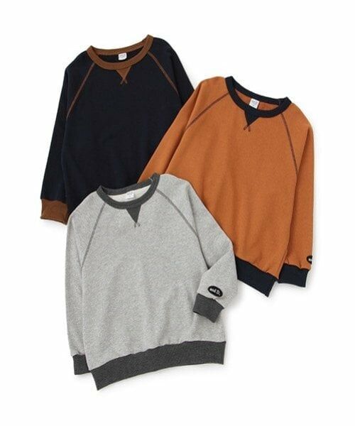 and D.petitmain / アンドディー. プティマイン スウェット | 配色ガゼットワイドスウェット | 詳細7