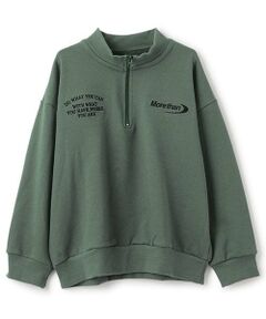 and D.petitmain / アンドディー. プティマイン スウェット | 【リンク】ハーフジップワイドスウェット