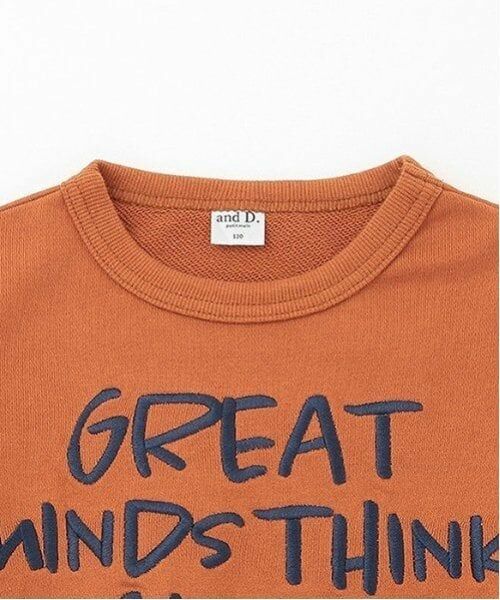 and D.petitmain / アンドディー. プティマイン スウェット | 【リンク】ラクガキ刺しゅうビッグスウェット | 詳細5