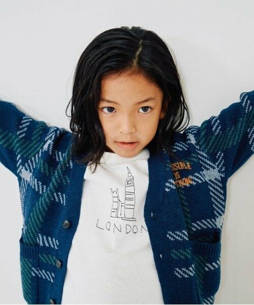 and D.petitmain / アンドディー. プティマイン カーディガン・ボレロ | ロゴ刺しゅうカーディガン | 詳細4