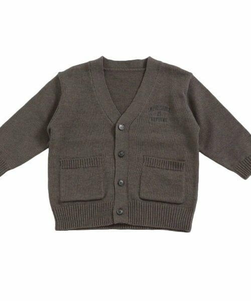 and D.petitmain / アンドディー. プティマイン カーディガン・ボレロ | ロゴ刺しゅうカーディガン | 詳細6