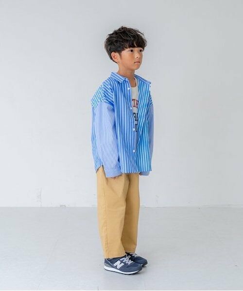 and D.petitmain / アンドディー. プティマイン シャツ・ブラウス | ストライプビッグシルエット長袖シャツ | 詳細10