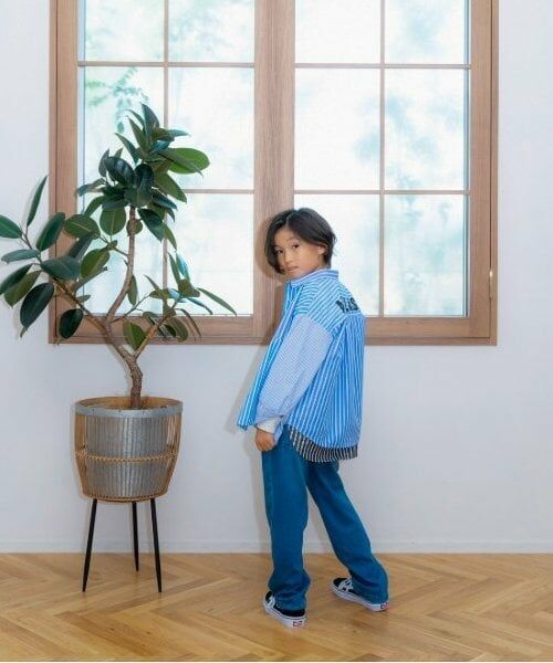 and D.petitmain / アンドディー. プティマイン シャツ・ブラウス | ストライプビッグシルエット長袖シャツ | 詳細12